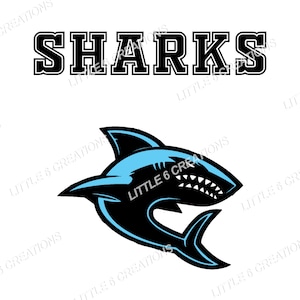 Color Mascot Sharks - PNG