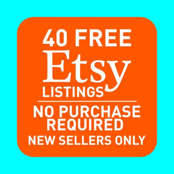 Etsy Free Listings 40  Product free 40 Listing Credit Get Free Listing Link To Open Etsy Store No Need to Purchase