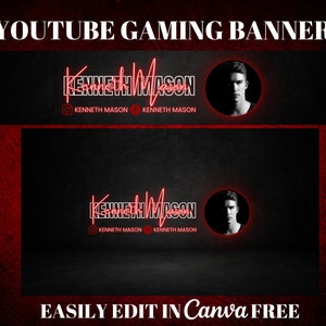 Free Editable Gaming  Banner Templates