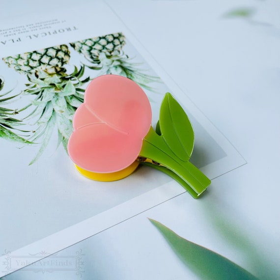 2 Stück Haarklammern Mit Großer Rose – Süßer Haarschmuck Für Damen In Rosa Und Rosa-blau