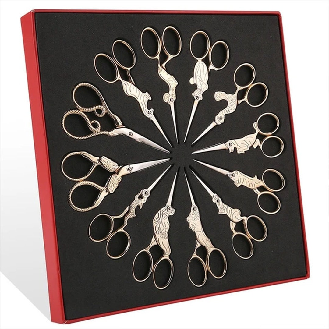 Embroidery Scissors Set Retro Scissor Stainless Steel Quality Suitable