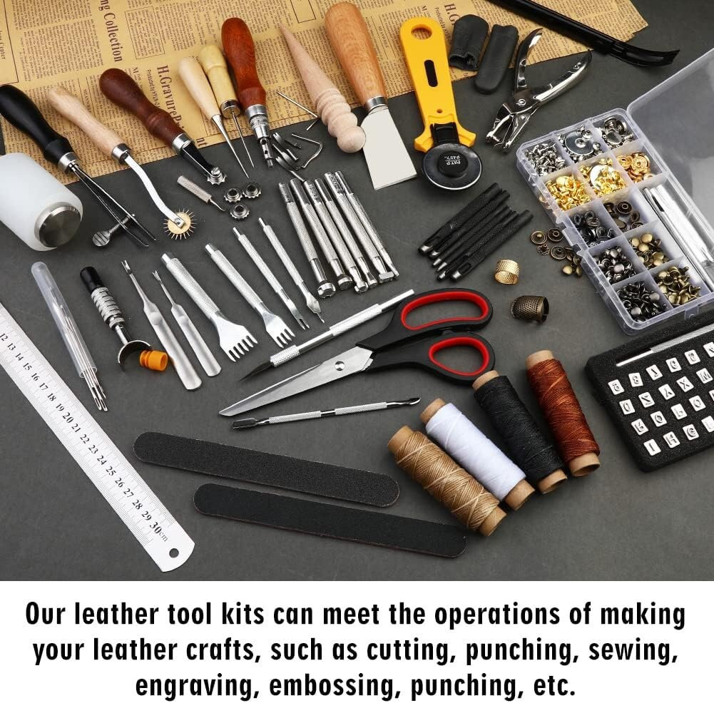 Leather Working Kit Leather Working Tools for Beginners Leather