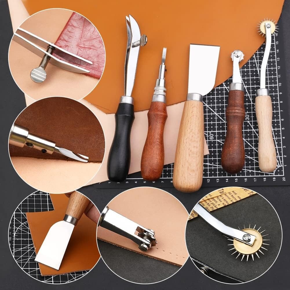 Leather Working Kit Leather Working Tools for Beginners Leather