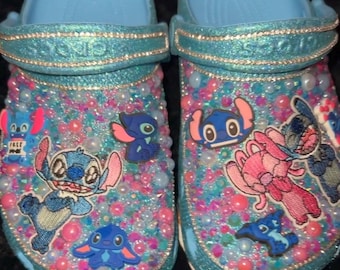 Custom Crocs with bling | Bows | Jibitz | Rhinestones | Gems | Pearls and more...