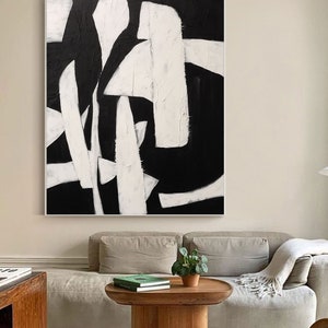 Contemporary Minimalism: Large Texture Canvas Abstract Paintings in ...