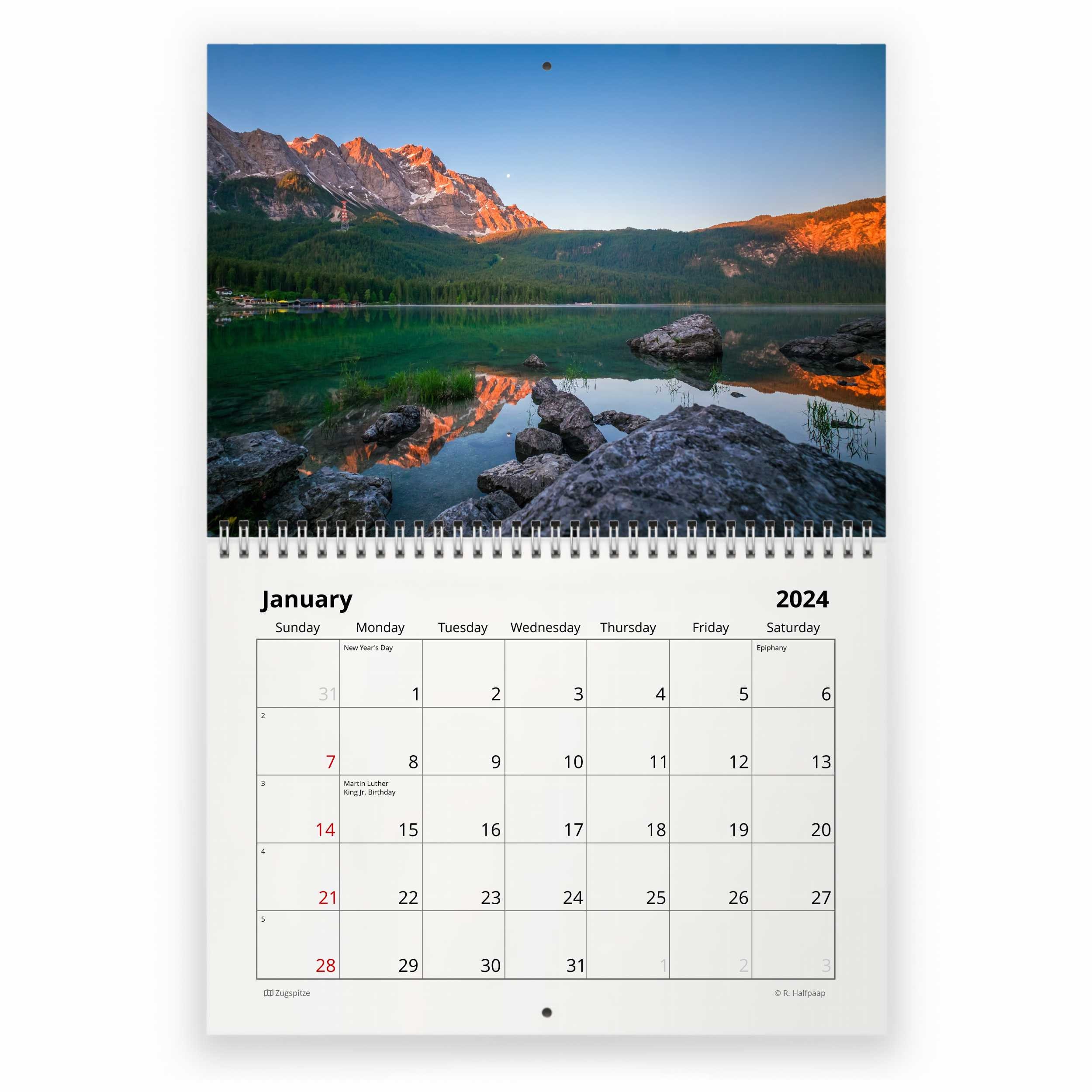 Bavaria 2024 Wall Calendar IDW23083 Etsy