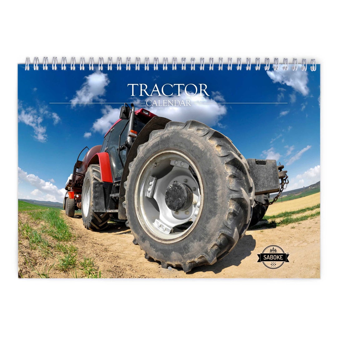 Tracteur 2024 Calendrier mural Etsy France
