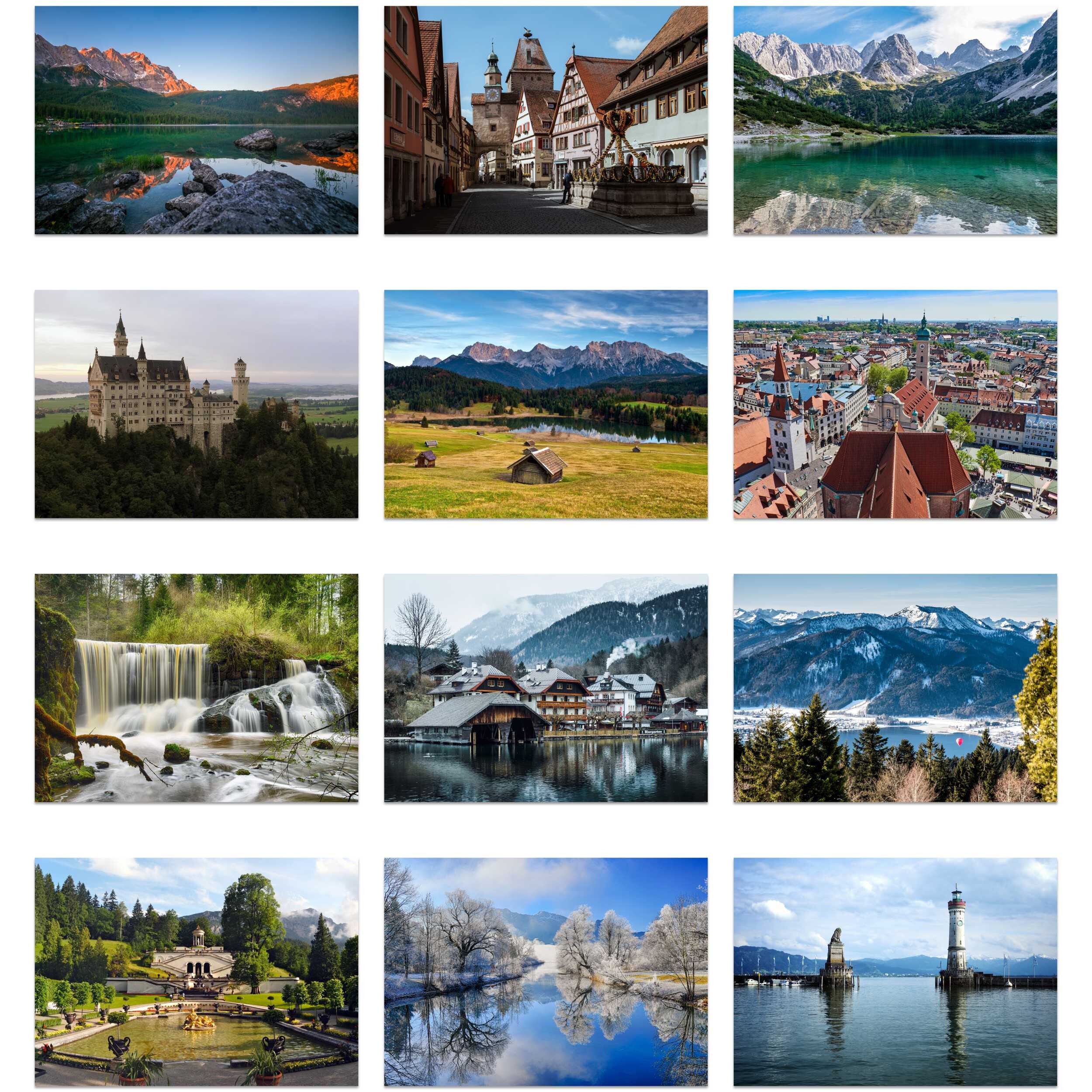 Bavaria 2024 Wall Calendar IDW23083 Etsy