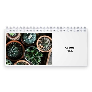 Cactus Calendario da tavolo 2026