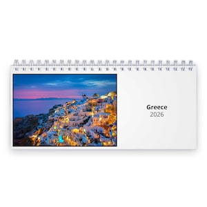 Grecia Calendario da tavolo 2026