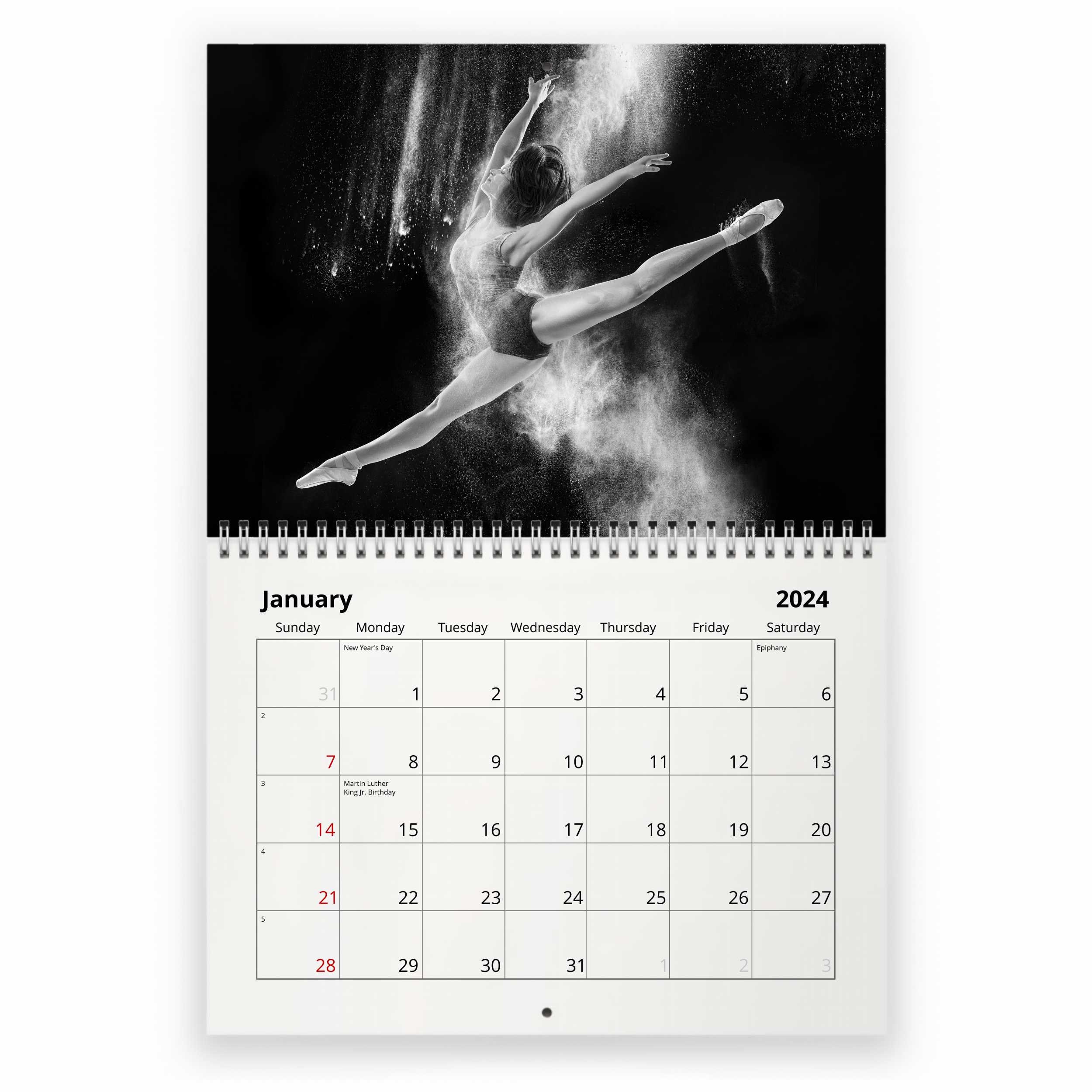Gymnastics 2024 Wall Calendar IDW24106 Etsy