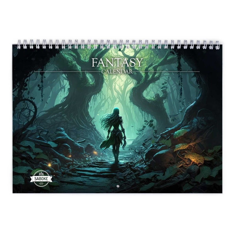 Fantasy 2025 Wall Calendar IDW24096 Etsy