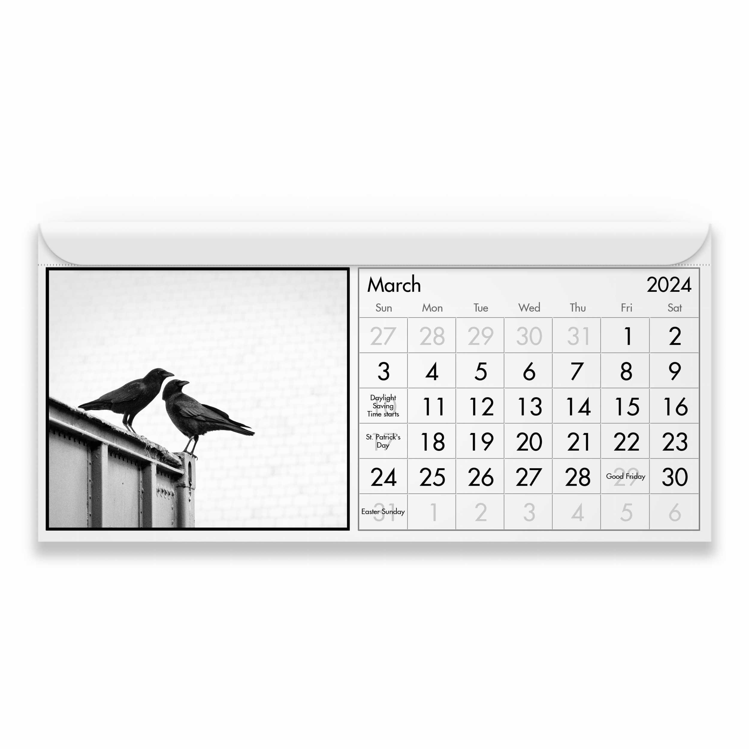 Cuervo 2024 Calendario Magnético Etsy España