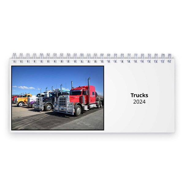 2024 Calendar Trucks Etsy