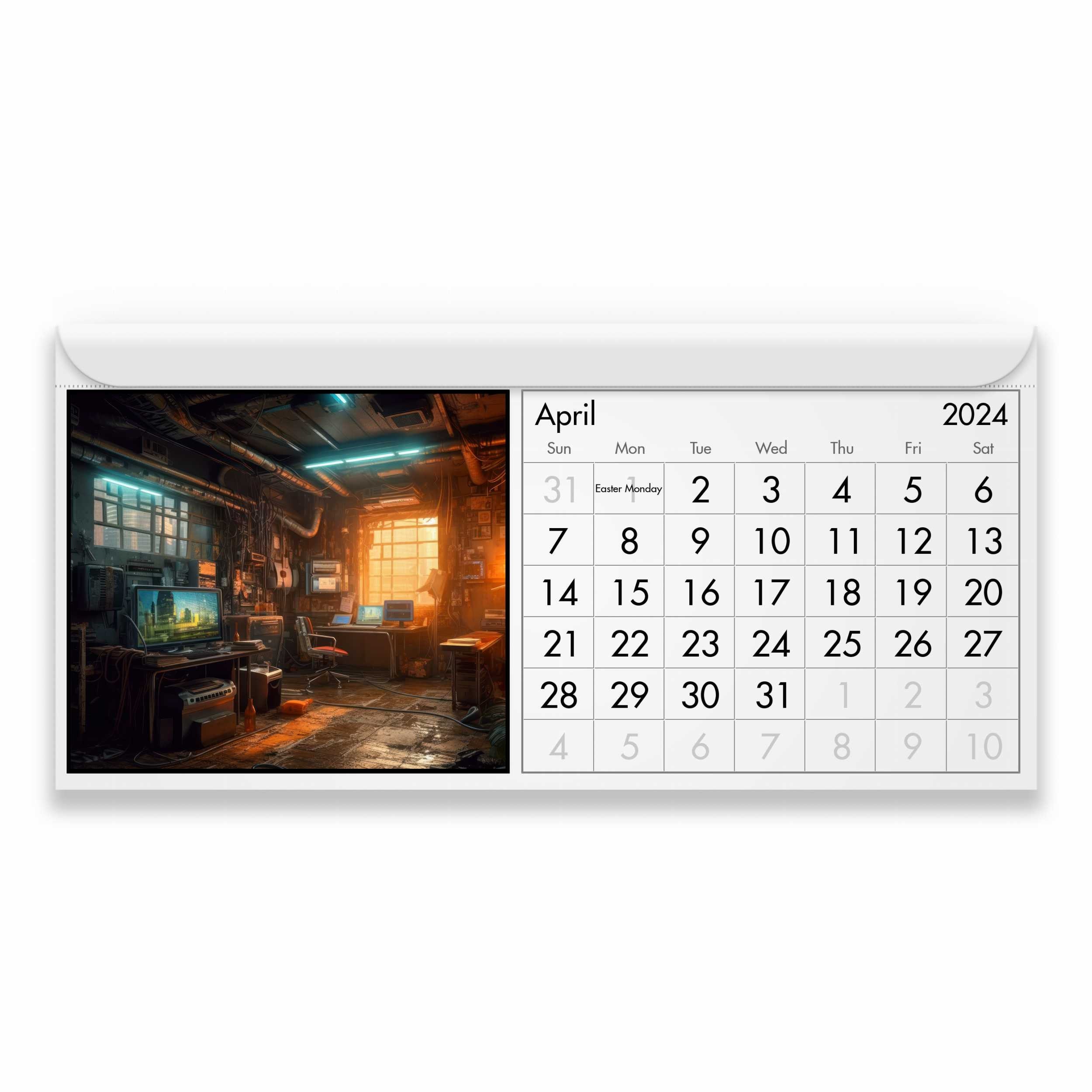 Cyberpunk 2024 Calendar IDM24094 Etsy