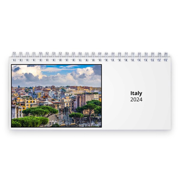 Italy Desk Calendar Etsy UK