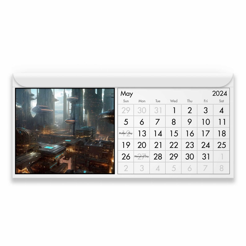 Sci Fi 2024 Kalender Etsy.de