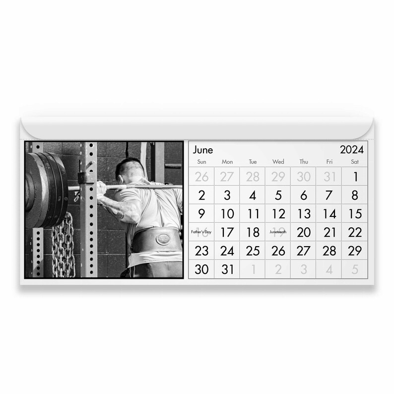 Bodybuilding 2024 Calendar IDM24105 Etsy Portugal