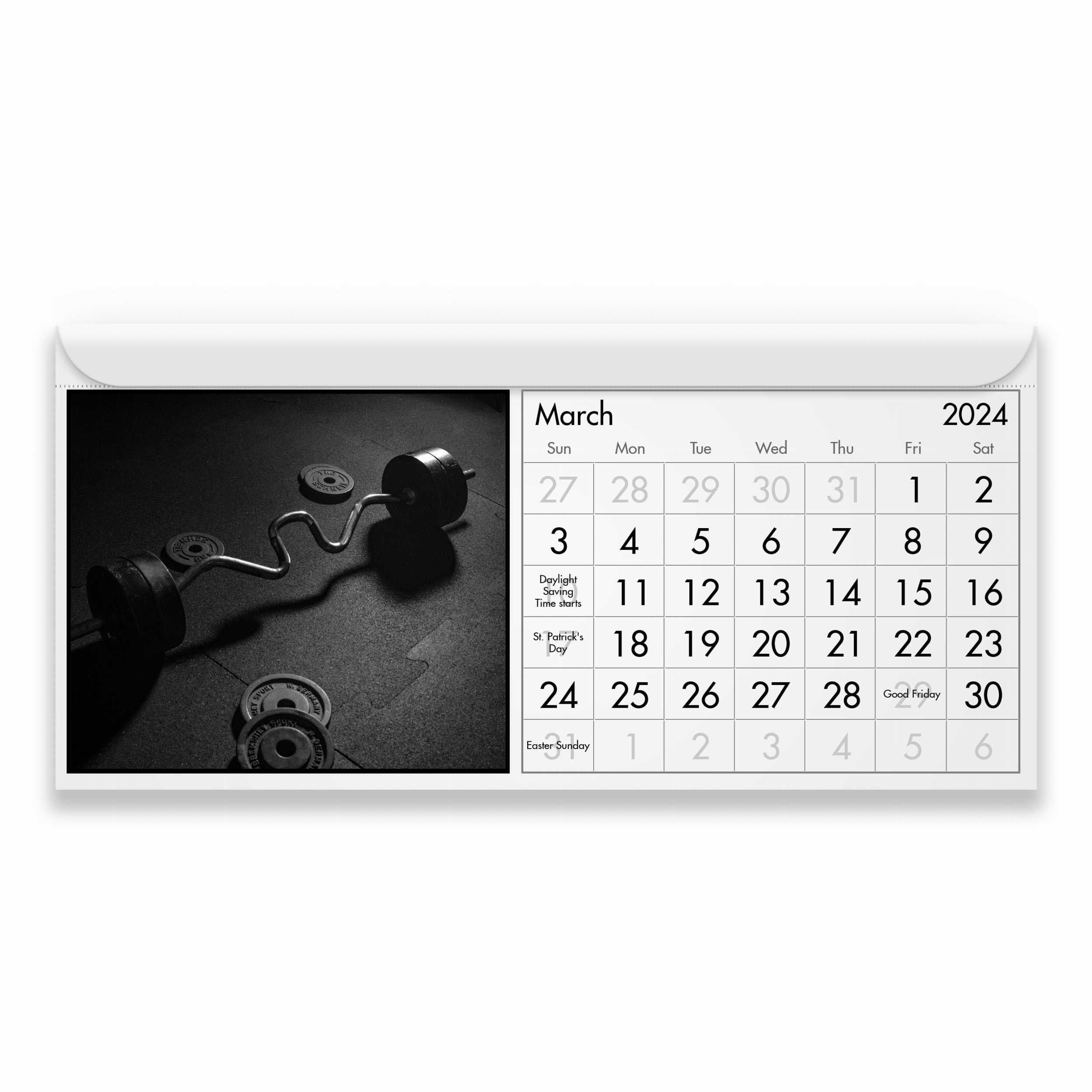 Bodybuilding 2024 Calendar IDM24105 Etsy Portugal
