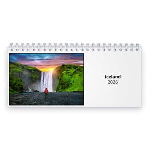 Islanda Calendario da tavolo 2026