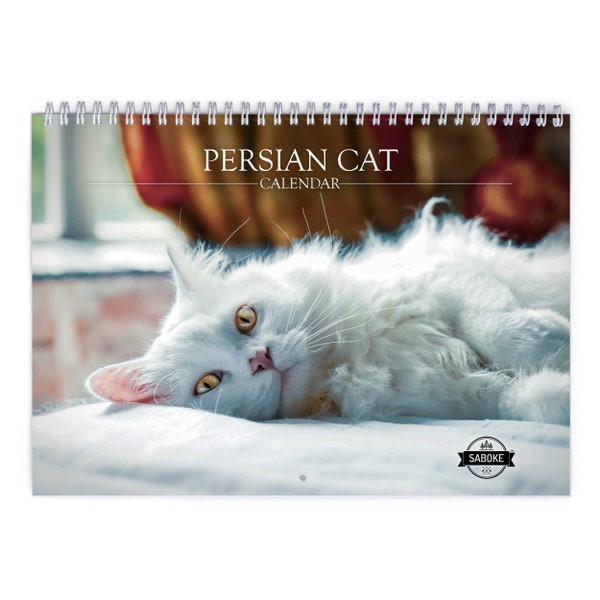 Persian Cat Calendar Etsy