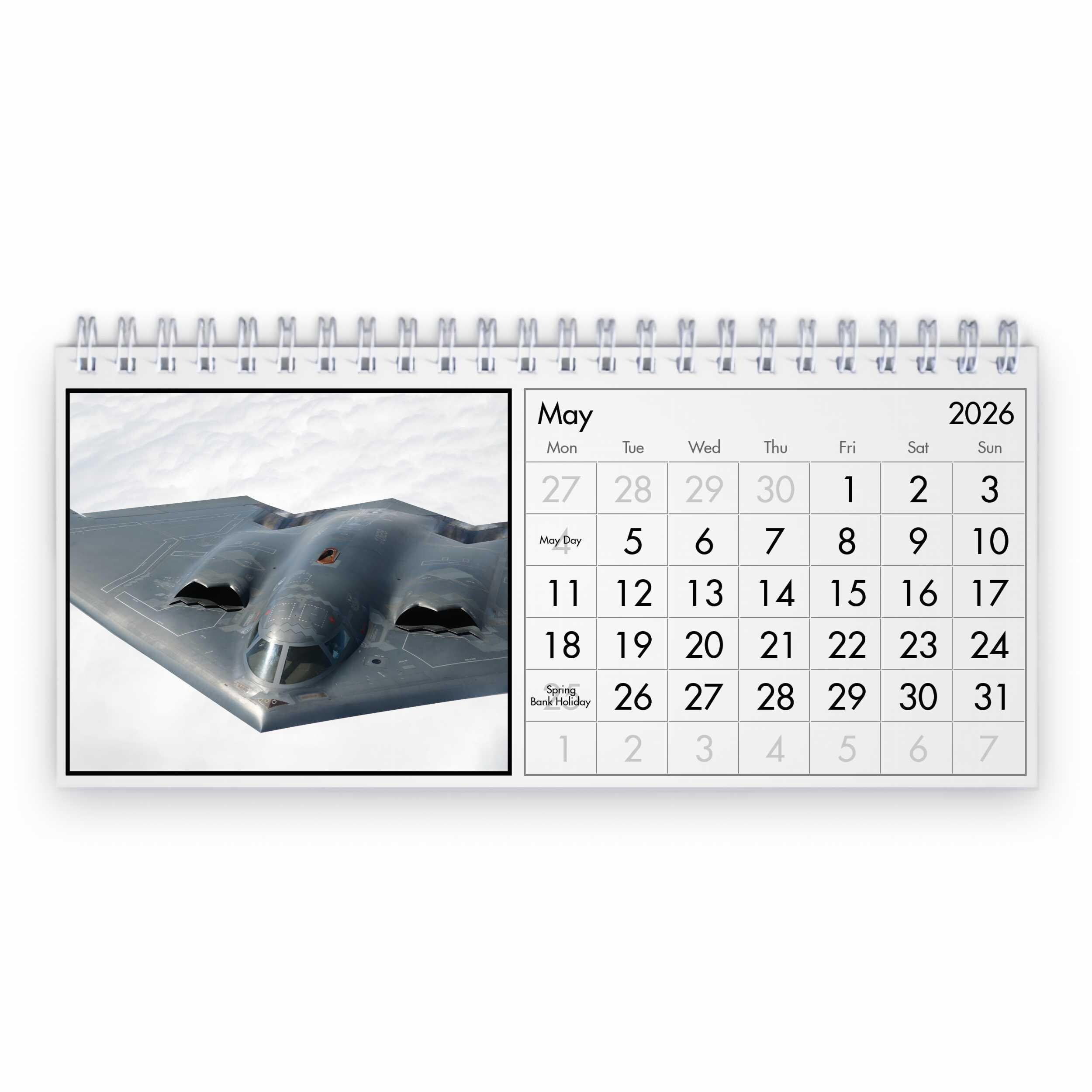 飛行機 卓上カレンダー2026 - Etsy 日本