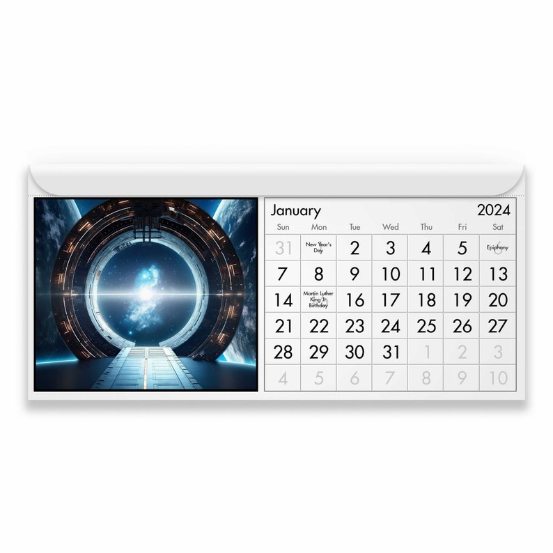 Sci Fi 2024 Kalender Etsy.de