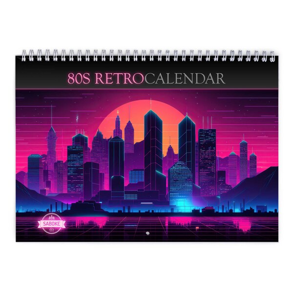 80s Rétro 2024 Calendrier mural