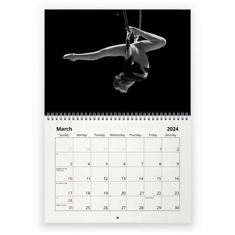 Gymnastics 2024 Wall Calendar IDW24106 Etsy