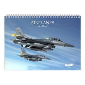 Aeroplani Calendario da parete 2025