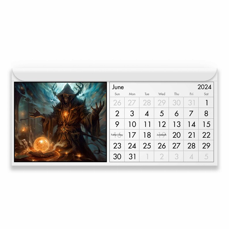 Fantasía 2024 Calendario Magnético Etsy España