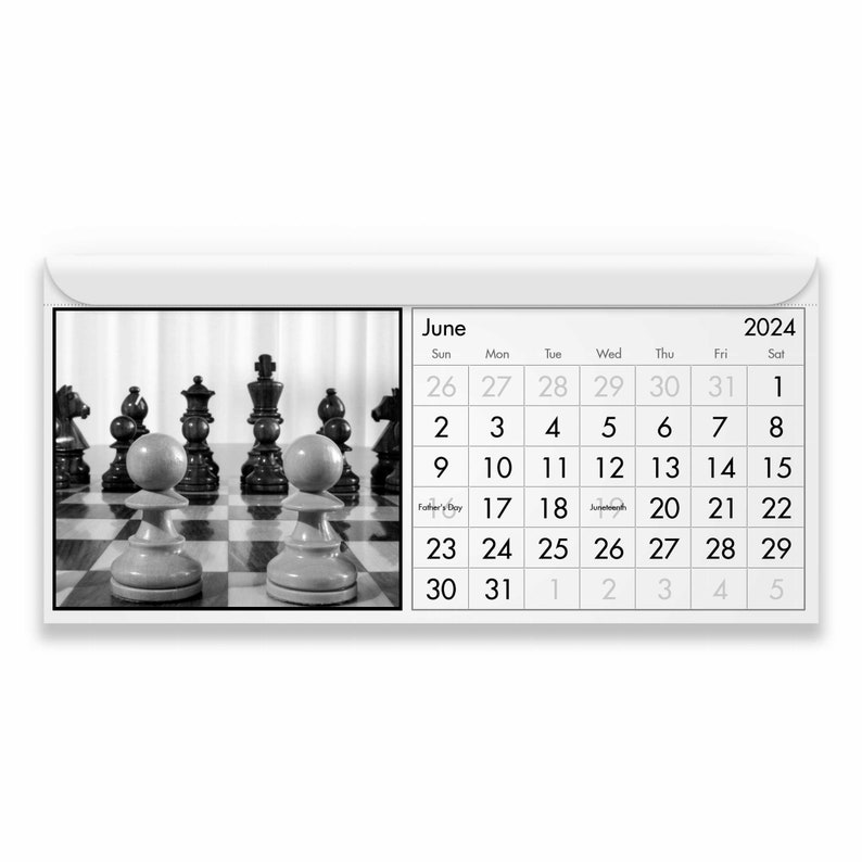 Chess 2024 Calendar IDM24058 Etsy