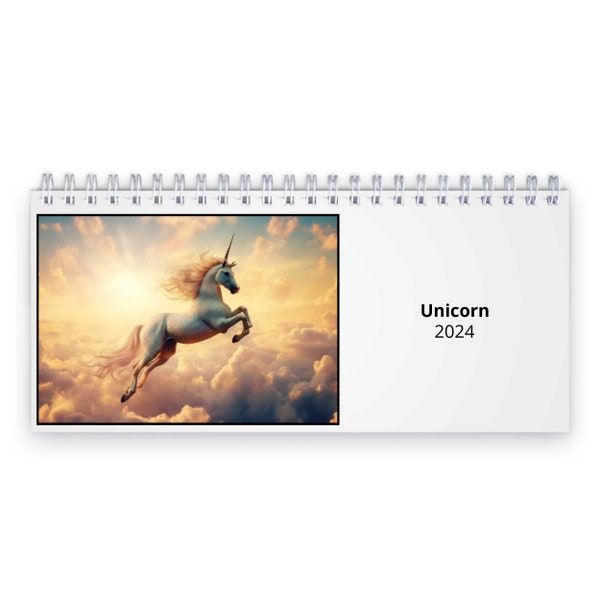 2024 Unicorn Calendar Etsy
