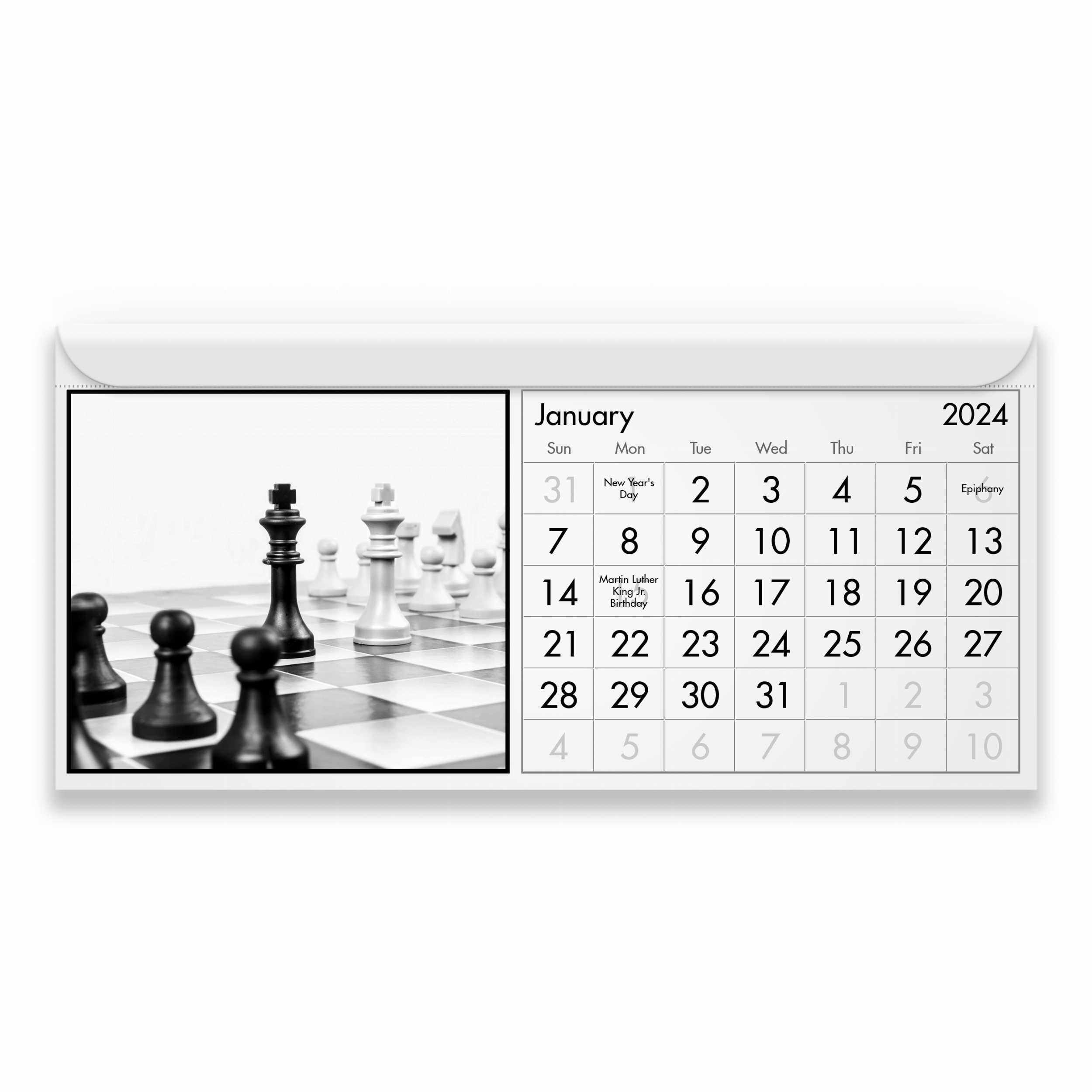 Ajedrez 2024 Calendario Magnético Etsy España