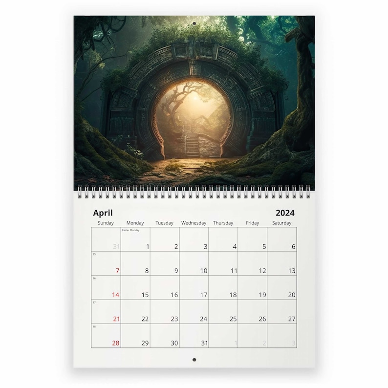 Fantasy 2024 Wall Calendar IDW24096 Etsy