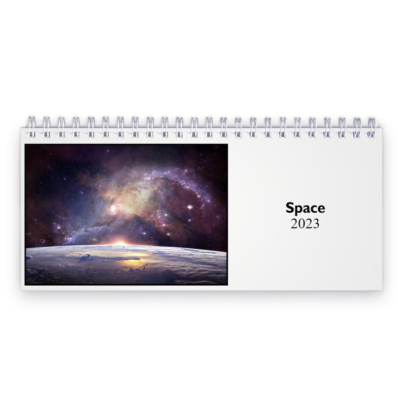 Space 2023 Desk Calendar ID:12921 - Etsy