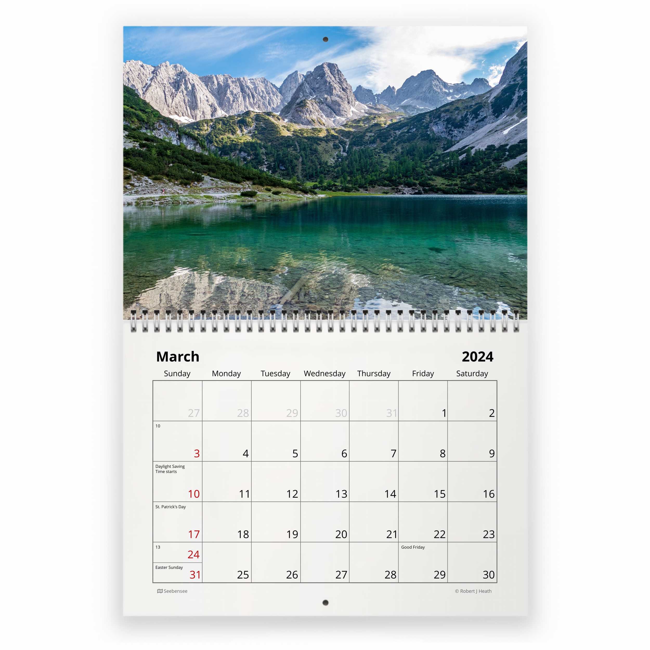 Bavaria 2024 Wall Calendar IDW23083 Etsy