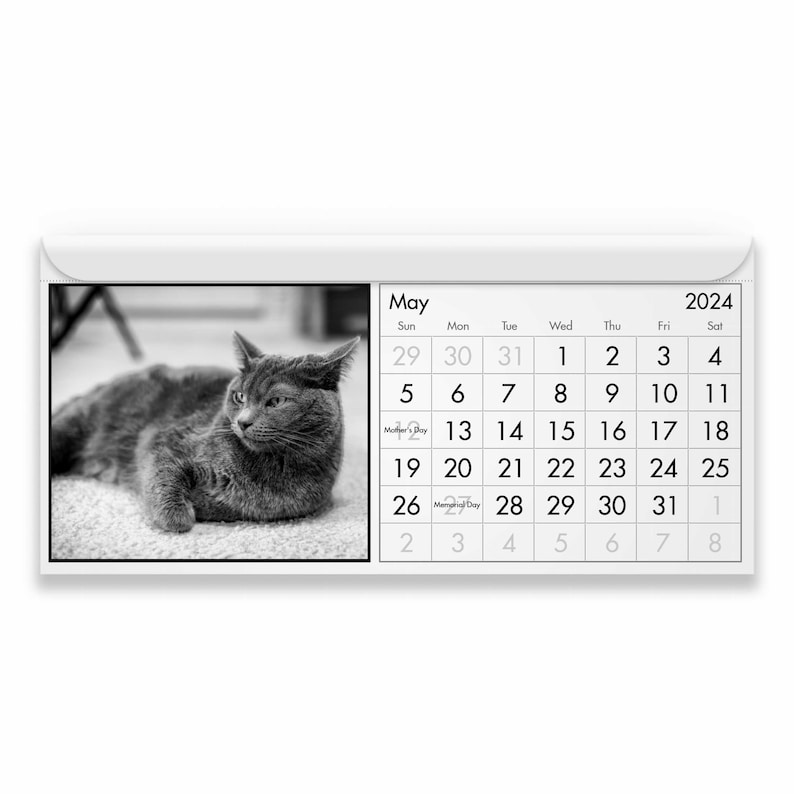 Russian Blue Cat 2024 Calendar IDM24086 Etsy