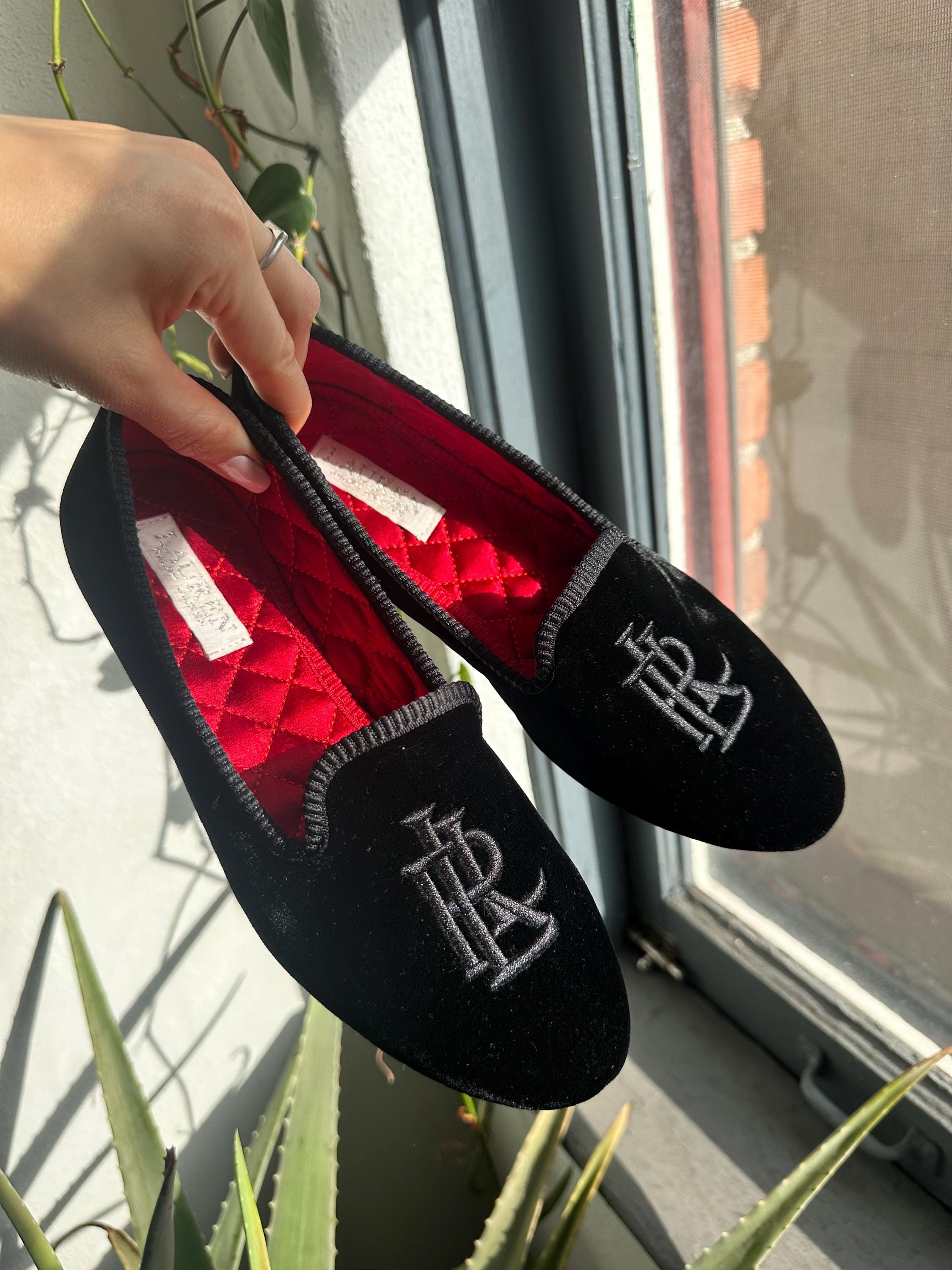Ralph Lauren polo Red Velvet Loafers bear p-wing snowbeach Collena Velvet Flat main image 2