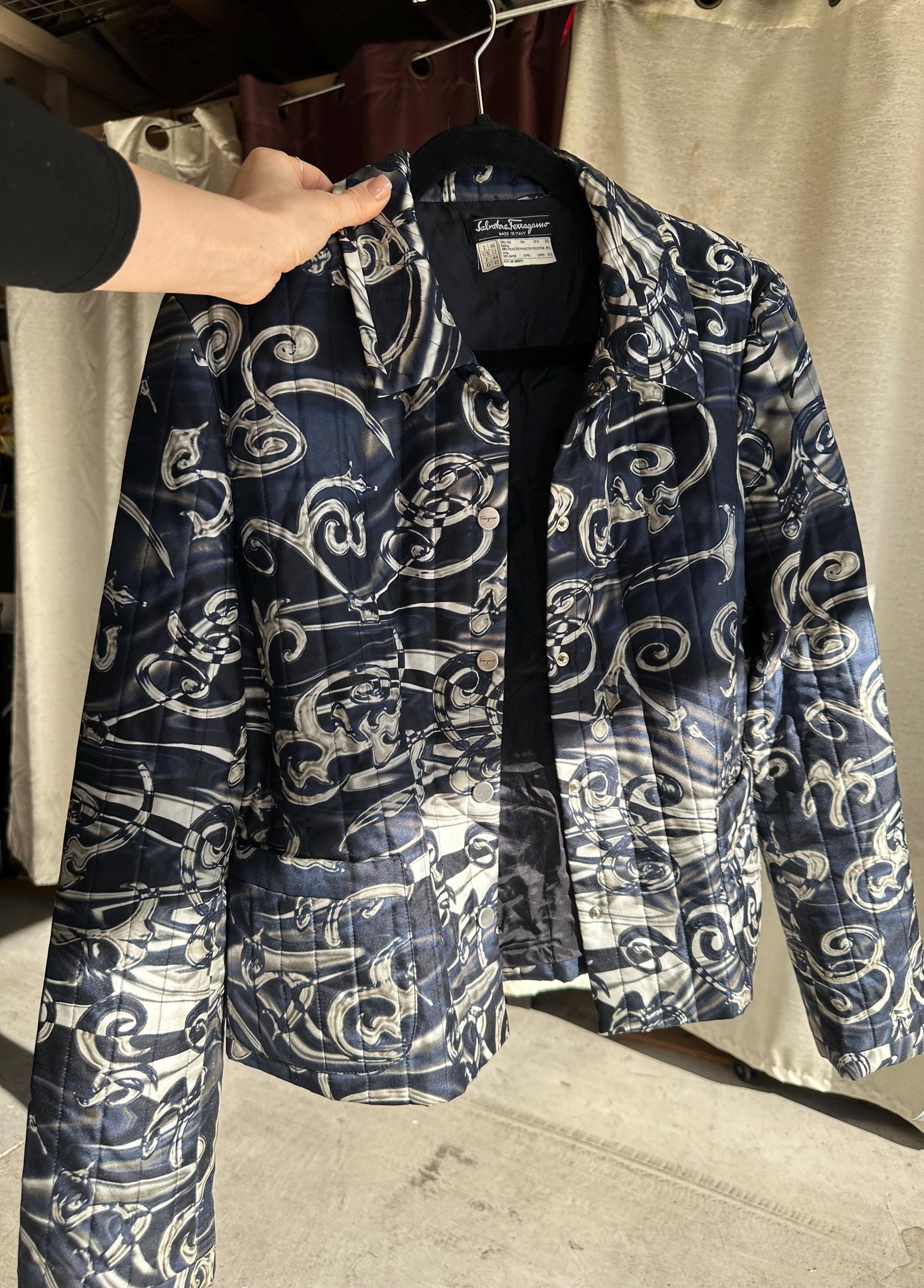 Vintage Salvatore Ferragamo Jacket - Etsy