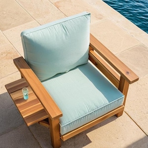 DIY Outdoor Chair with Table Plan PDF,Outdoor/Indoor Chair plan,Garden Chair,Modern Chair Building Plan,DIY Woodworking Project