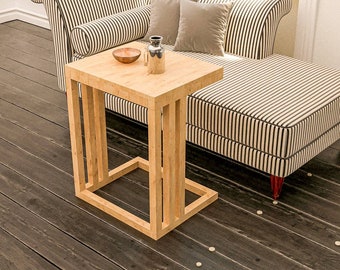 Planos para construir una mesa auxiliar (hágalo usted mismo) / Plano de mesa C-Sahepe / Plano de mesa para portátil / Mesa de sofá / Planos de muebles con forma de madera / Descarga instantánea en PDF