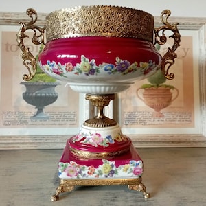 Vintage Centerpiece Ceramiche Alfa Italy, 1950s, midcentury
