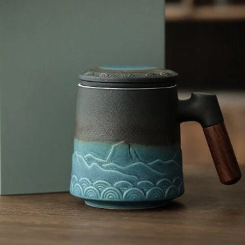 Coffee Mug Japanese Handcrafted Handmade Ceramic Kiln Glazed Etsy