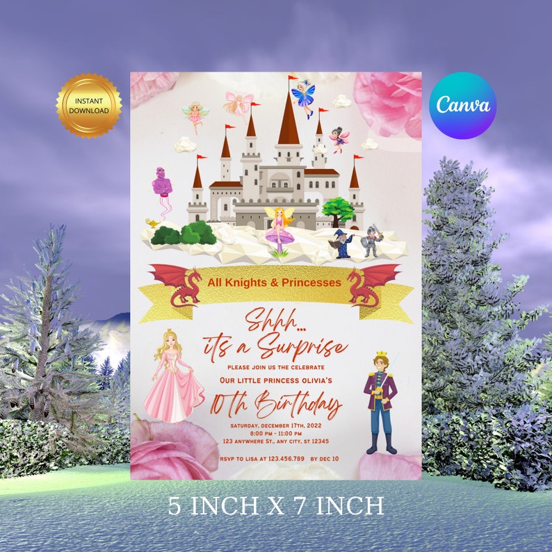 Birthday Invitation Template Surprise Birthday Party - Etsy