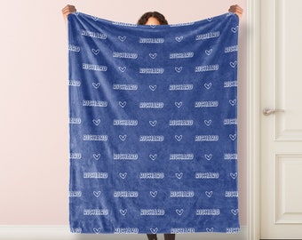 Personalized Name Blanket for Baby/Kids/Youth/Adult,Single Sided Printing,Birthday Gift,Baby Blanket,Christmas Gift