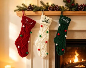 2026 Christmas Stockings Set, Christmas Family Stocking with Name, Paw Christmas Stocking Set, Holiday Stockings Gift, Xmas gift,Christmas