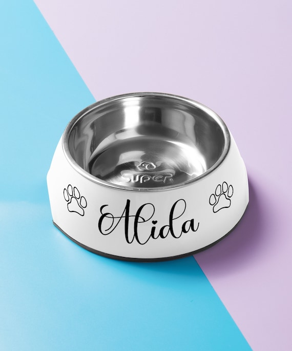Personalized Name Pet bowl, Custom Pet Bowl,Dog Cat Food Bowl with Name,Small-Large Bowls for Pet,Dog Food Water Bowls