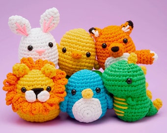 Animals Crochet Kits by Woobles