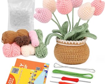 Flower Pot Collections Crochet Kit for Beginners